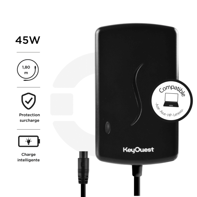 chargeurs pc universels rapides KeyOuest fiables résistants pas chers