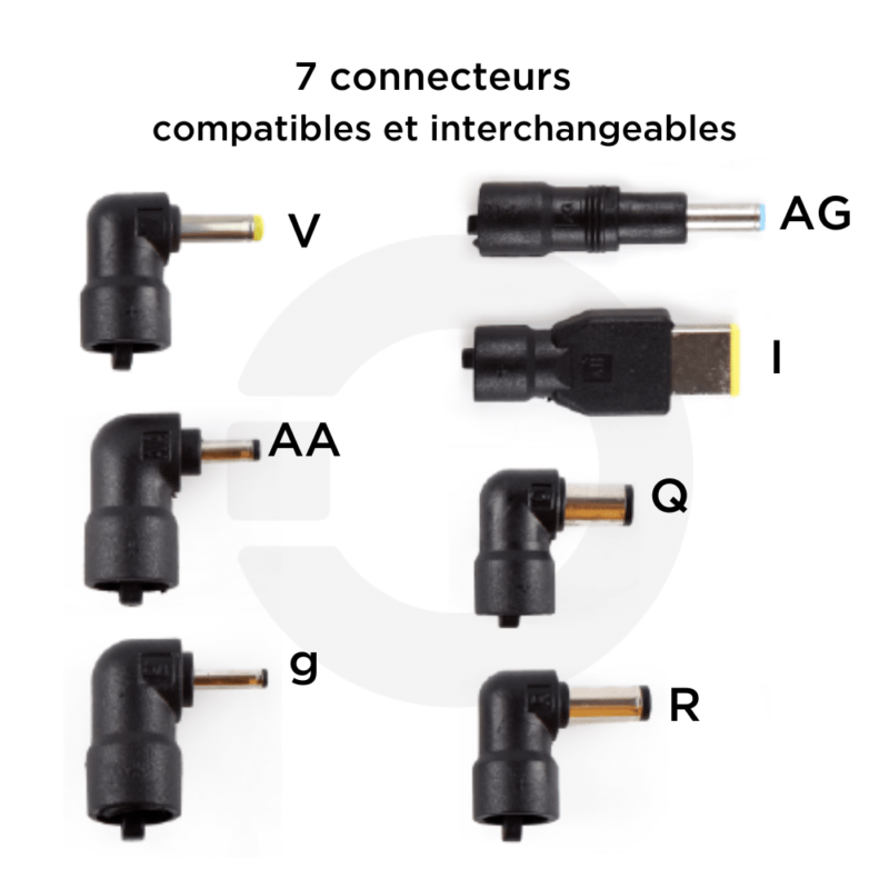 embouts chargeurs pc universels KeyOuest 45w compatibles acer asus hp lenovo