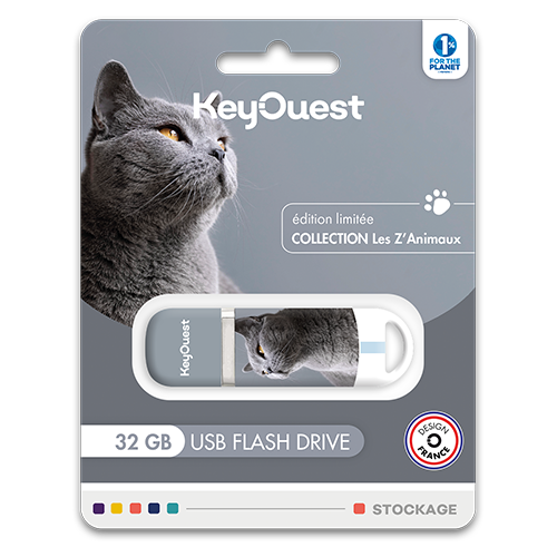 Clé USB Chat Chartreux 32 Go